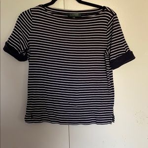 Blue and White Stripped Shirt
